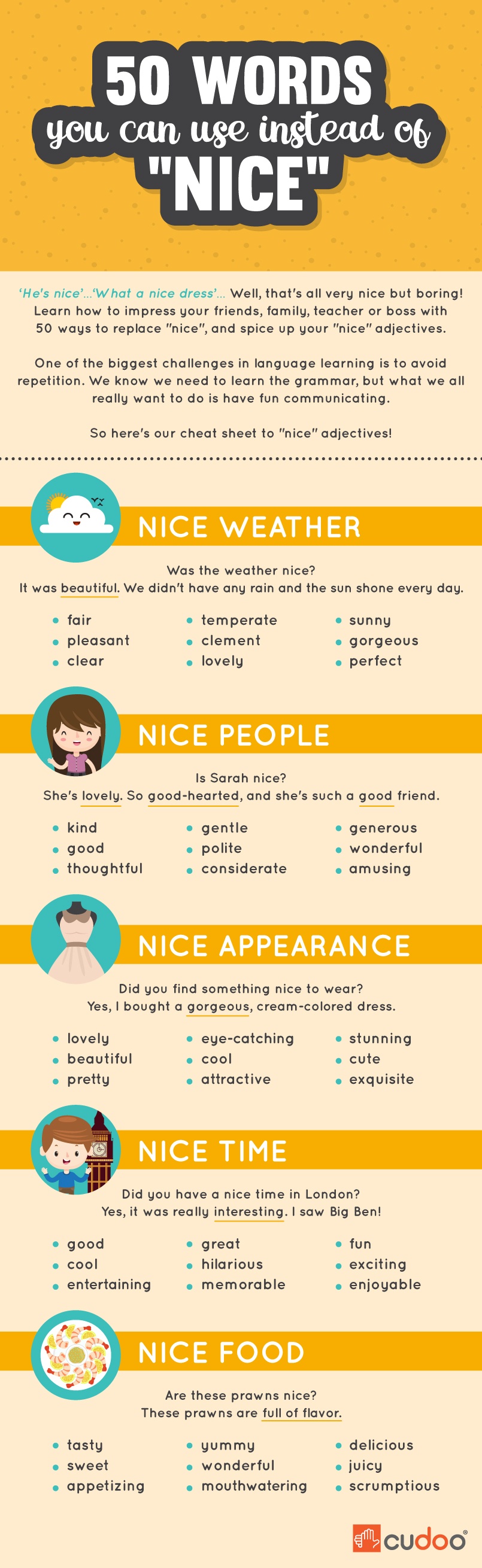 50 Different Words You Can Use Instead Of Nice Cudoo Blog